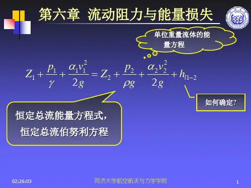流体力学 第6章 1-4节