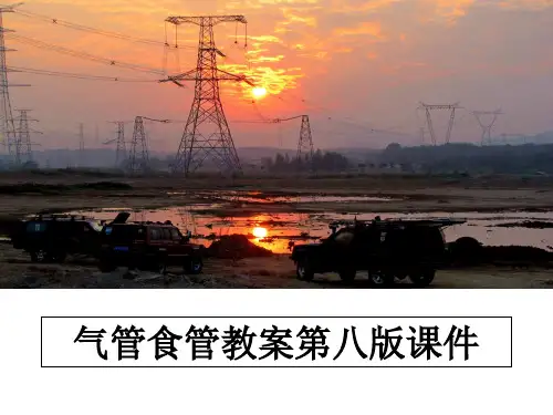 最新气管食管教案第八版课件教学讲义PPT
