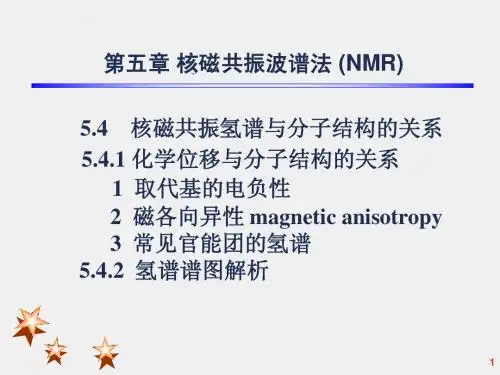 第五章 核磁共振波谱法 (NMR)3