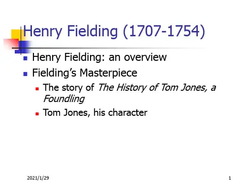 Henry-Fielding-亨利·菲尔丁解析