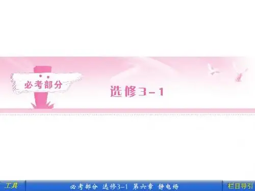 高中物理选修3-1:6-1
