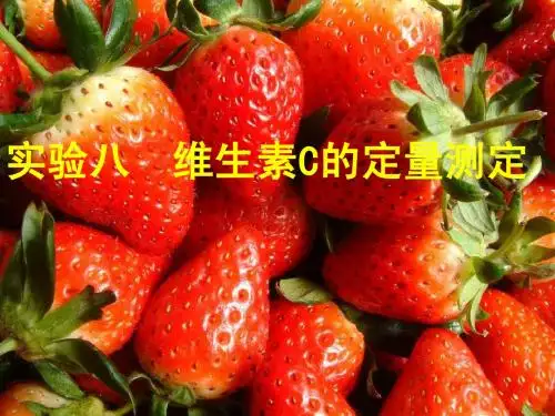 维生素C的定量测定