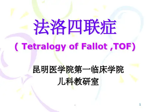 案例法洛四联症PPT课件