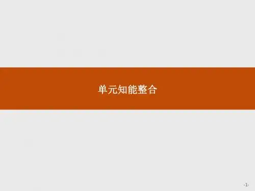 【学考优化指导】2016-2017学年高一语文(人教版)必修2课件：单元知能整合4