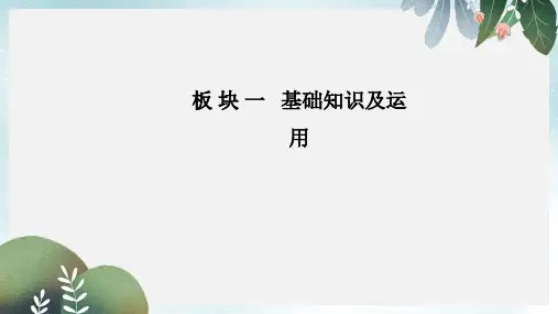 高考语文一轮复习板块一基础知识及运用专题二字形课件