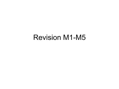 Revision M1-M5