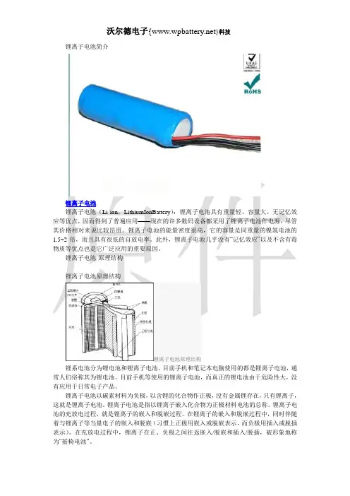 锂离子电池 2