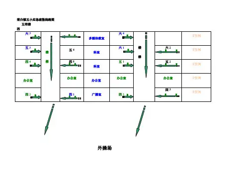 应急疏散线路图
