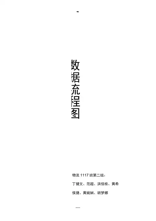 物流信息系统数据流程图(1)
