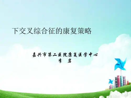 下交叉综合症治疗策略