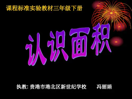 北师大版三下《认识面积》PPT课件之一1