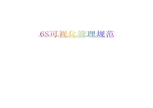 可视化管理规范