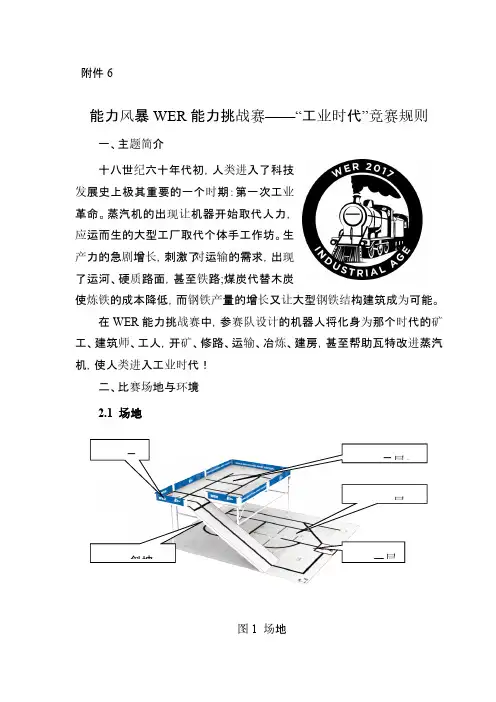 能力风暴WER能力挑战赛——“工业时代”竞赛规则