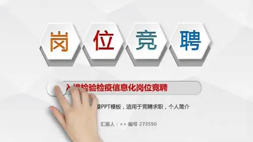 出入境检验检疫信息化岗位竞聘简历模板【大气漂亮】