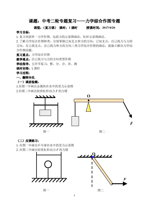 力学综合作图