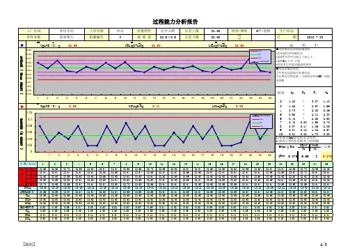 过程能力分析报告