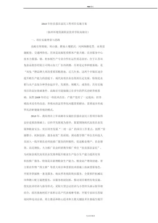 实施方案范文
