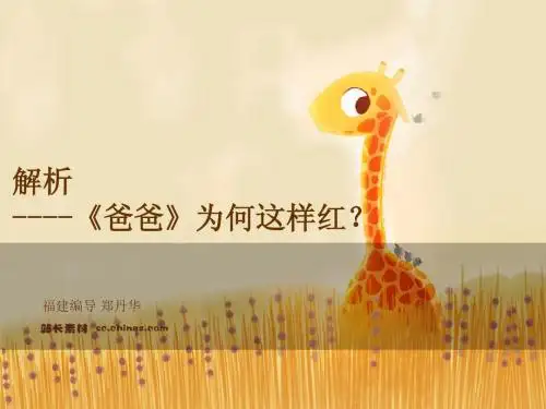爸爸去哪儿为什么这么火ppt