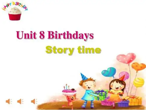 译林英语五年级下册Unit 8 Birthdays 第一课时公开课获奖精品课件