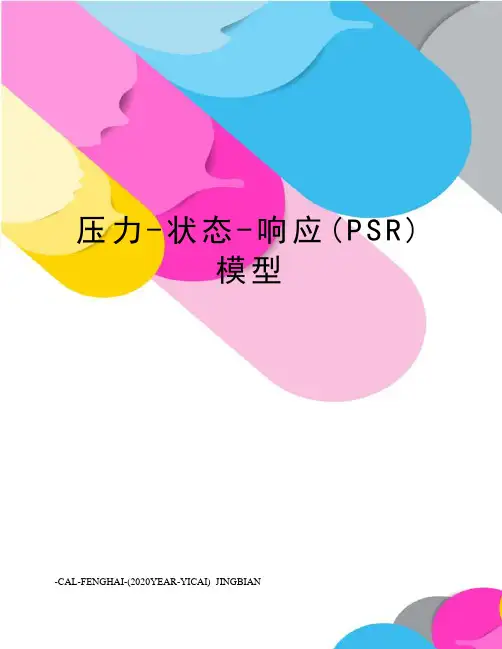 压力-状态-响应(PSR)模型