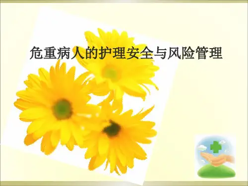 危重病人的护理安全与风险管理