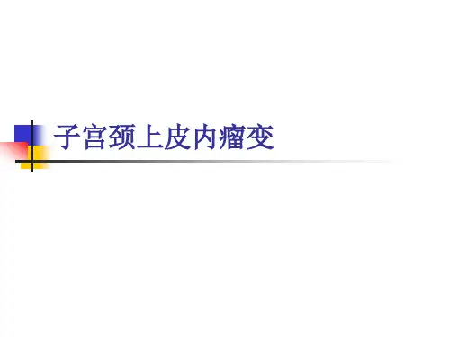 宫颈上皮内瘤变.