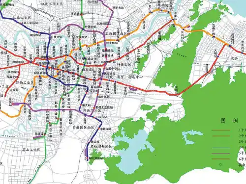 宁波地铁线路全景图规划图