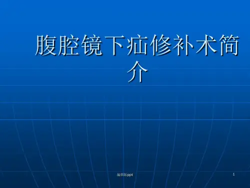 腹腔镜疝修补PPT课件