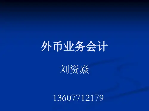 第一章外币业务(新)