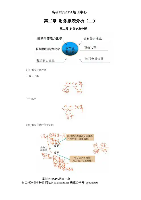 注会讲义《财管》第二章财务报表分析02