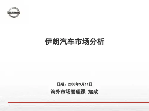 伊朗汽车市场分析