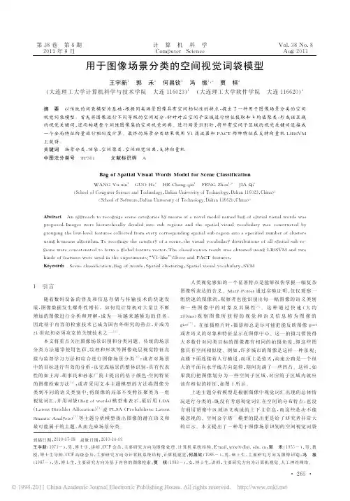 用于图像场景分类的空间视觉词袋模型