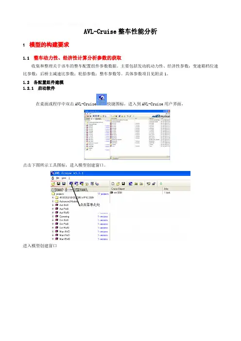 Cruise,汽车仿真分析