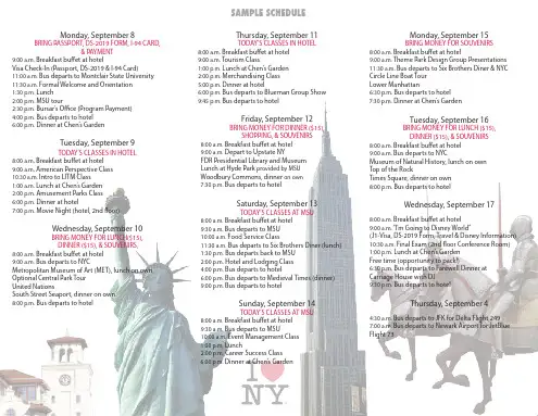3.MSU sample schedule