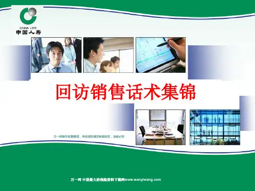 客户回访话术集锦31页