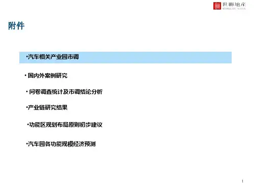 世联_汽车产业园相关案例