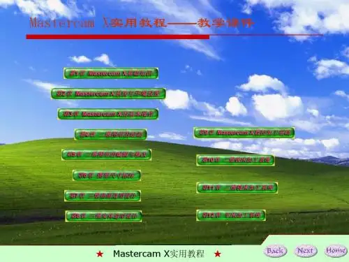 Mastercam X电子课件