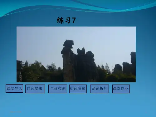 苏教版二级下语文《练习7 》(共32张PPT)