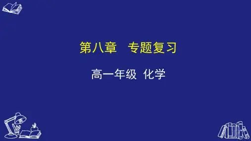 新高二 第八章 化学与可持续发展 专题复习(1)