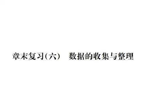 2018年秋七年级数学上册北师大版(毕节地区)习题课件:章末复习(六) 数据的收集与整理(共23张PPT)