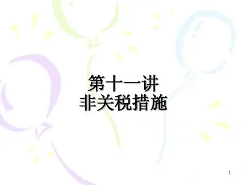 11 非关税措施