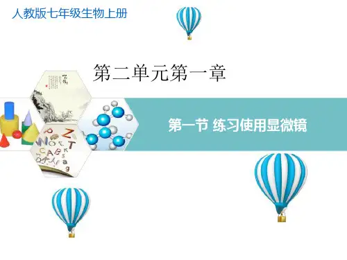 人教版七年级生物上册第二单元第一章教学课件