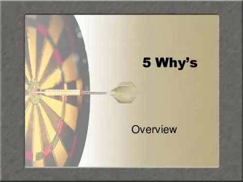 5 Why