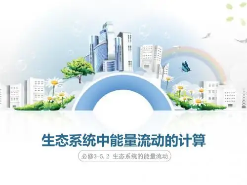生态系统中能量流动的计算