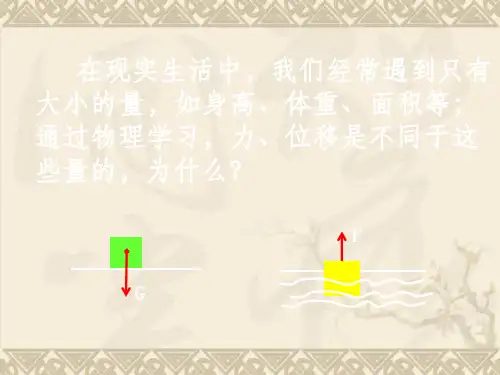 平面向量实际背景及概念