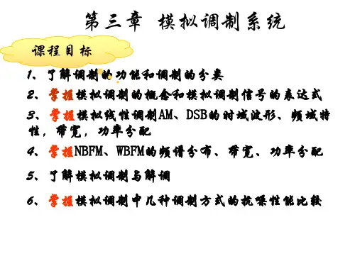 2-通信原理-模拟调制系统