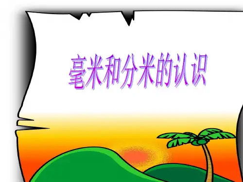毫米分米的认识1