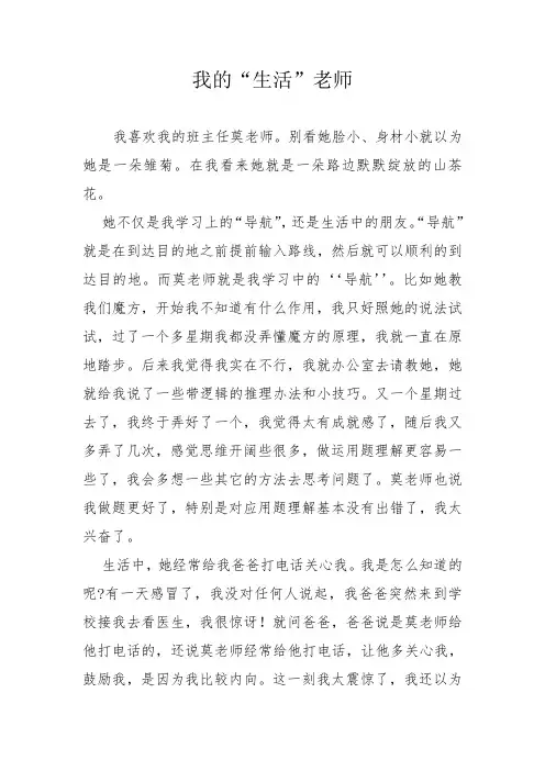 我的“生活”老师