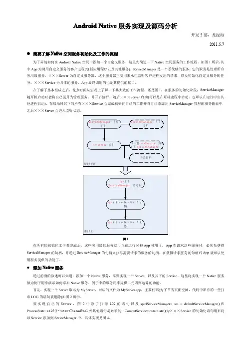 Android Native服务实现及源码分析