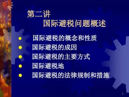 国际避税案例精析2